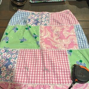 Lilly pullitzer vintage kangaroo scales bottom lined